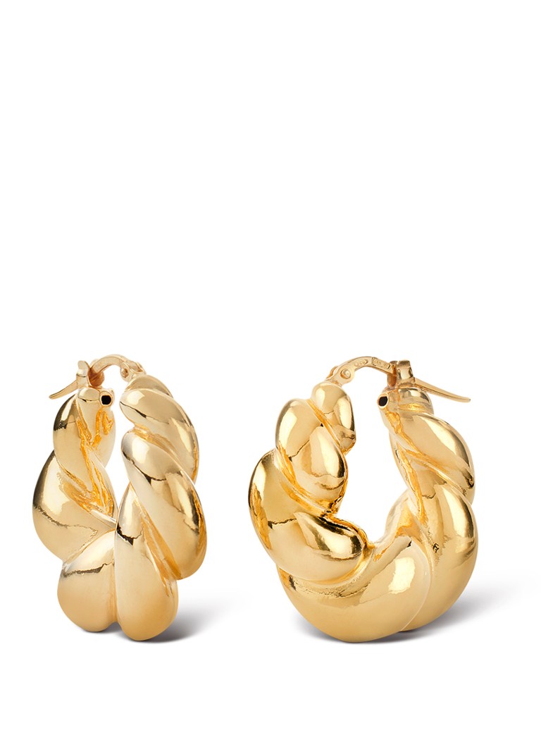 Casa Jewelry Cherry gold-plated earrings
