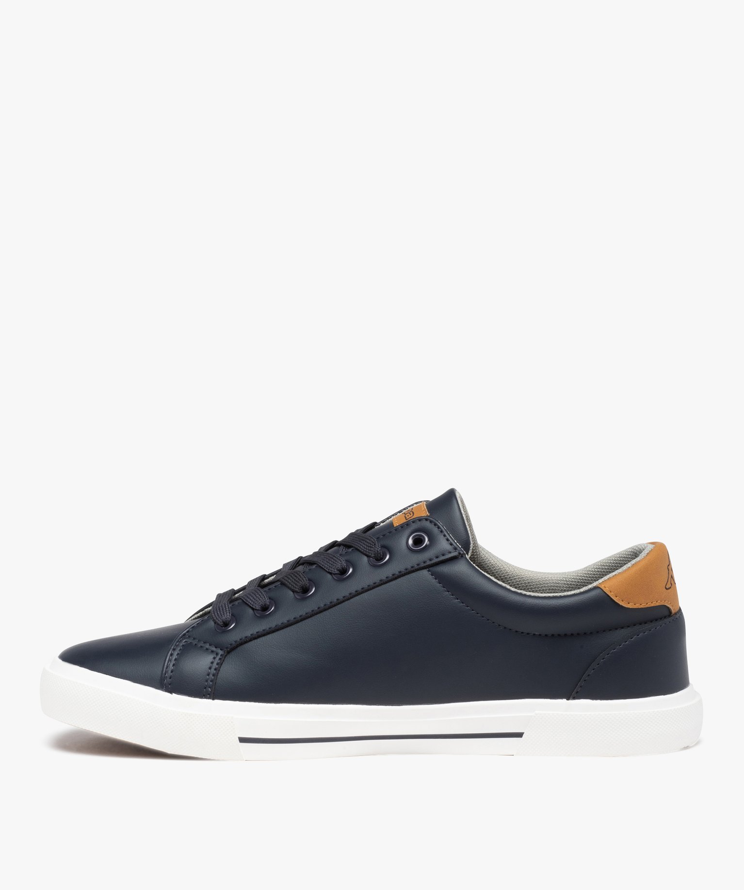 Baskets homme unies à semelle contrastée – Kappa Aris marine | GEMO