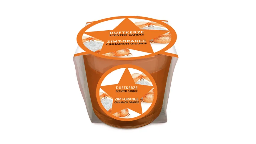 pajoma Mini Duftkerze im Glas Zimt-Orange Orange