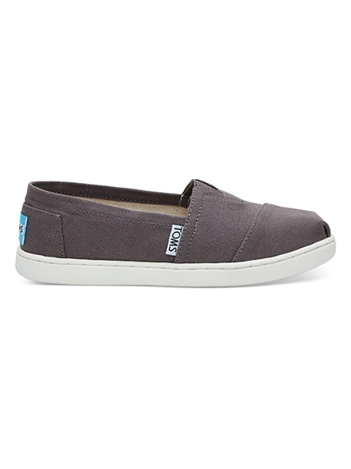 TOMS Slipper in Grau günstig kaufen