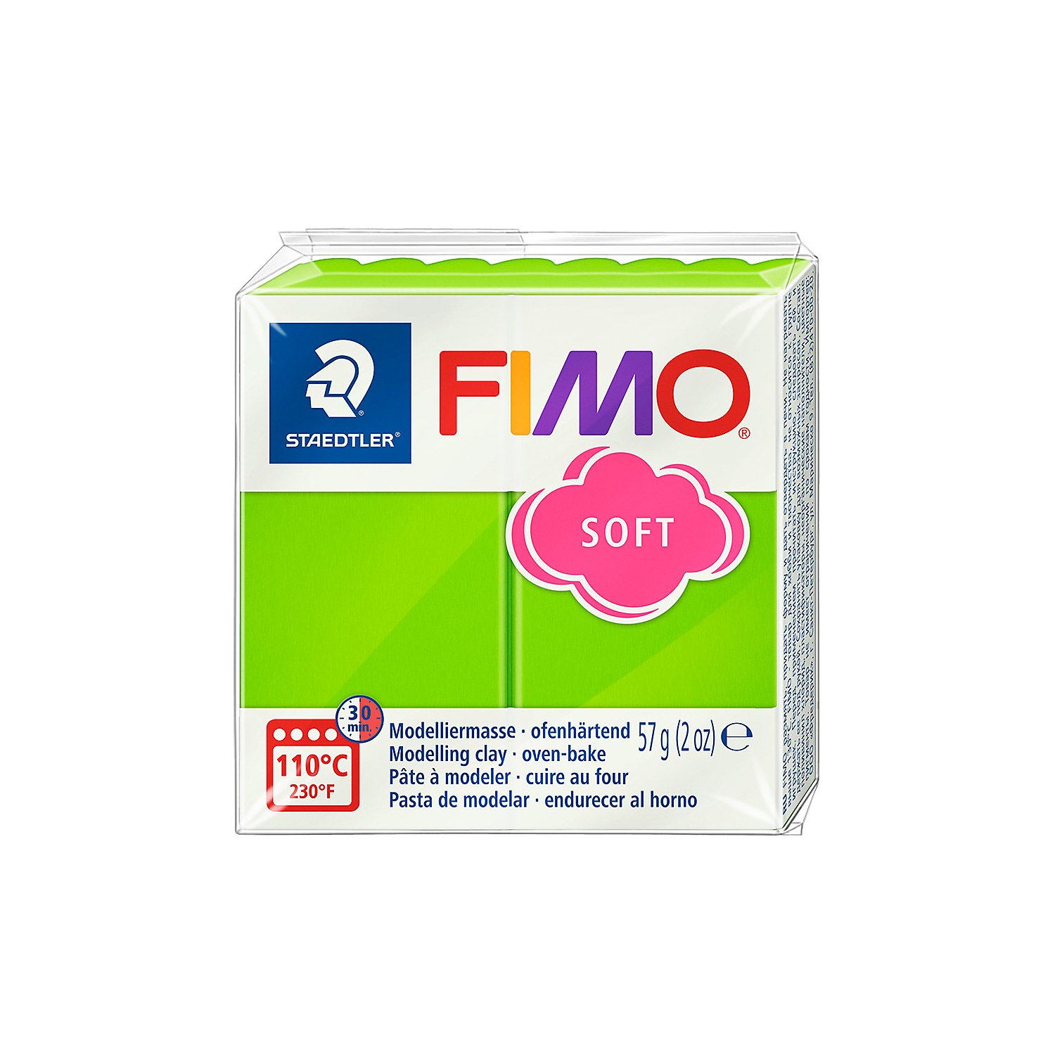 Fimo-Soft, apfelgrün, 57 g