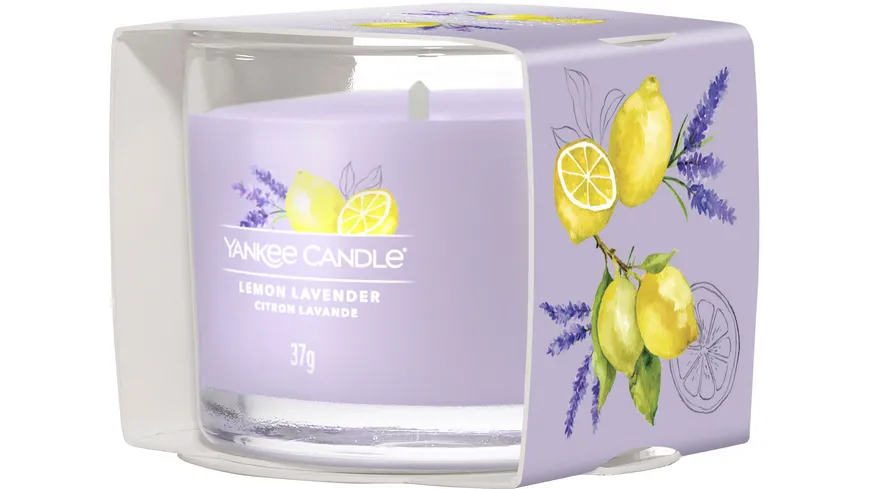 Yankee Candle Glasvotivkerze Lemon Lavender