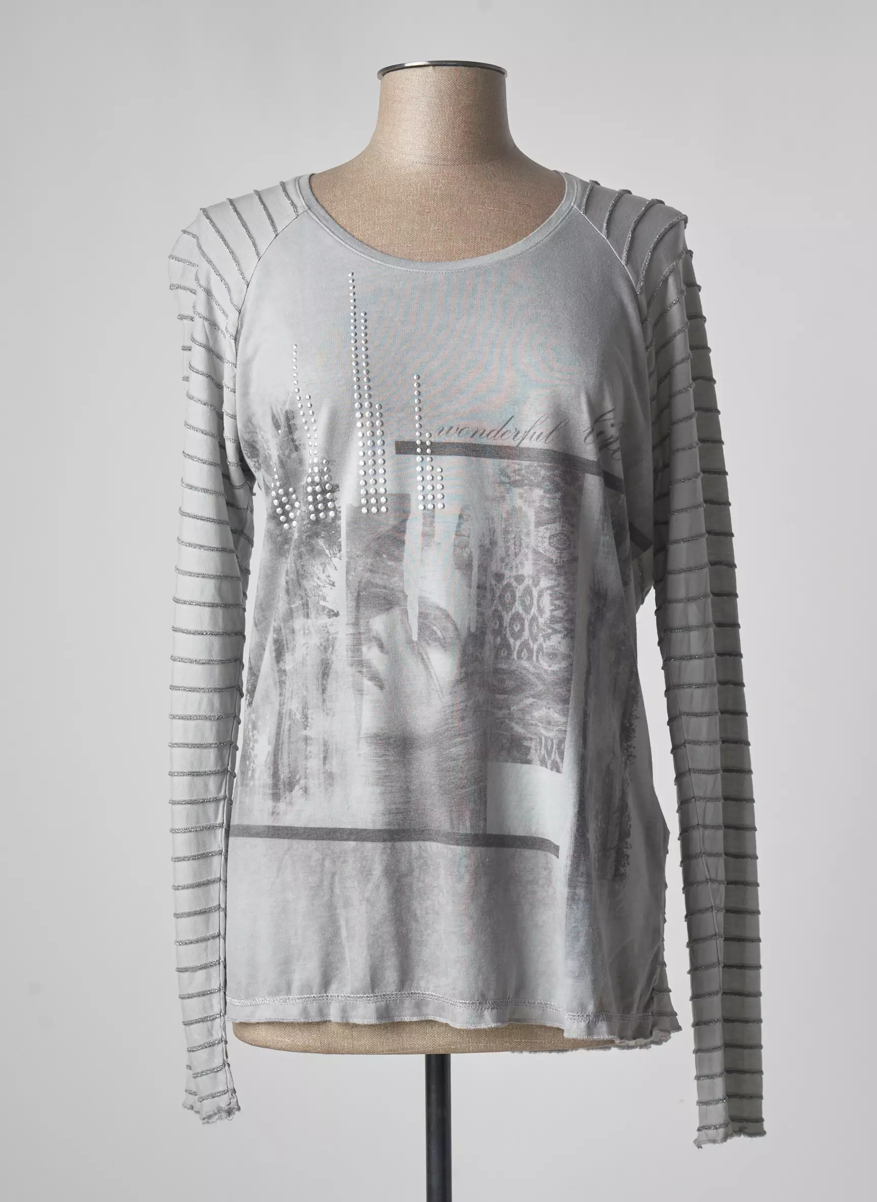 Hajo Tshirts Femme couleur gris