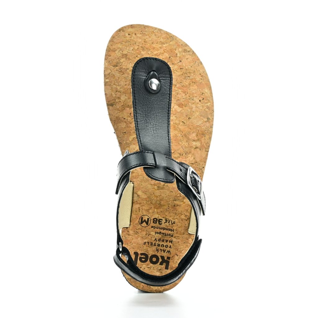 Koel Ariana Nappa Black Barfußsandalen