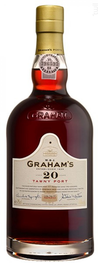 Graham's 20 Ans Graham's Vin Rouge●Porto DOC Non millésimé 75cl