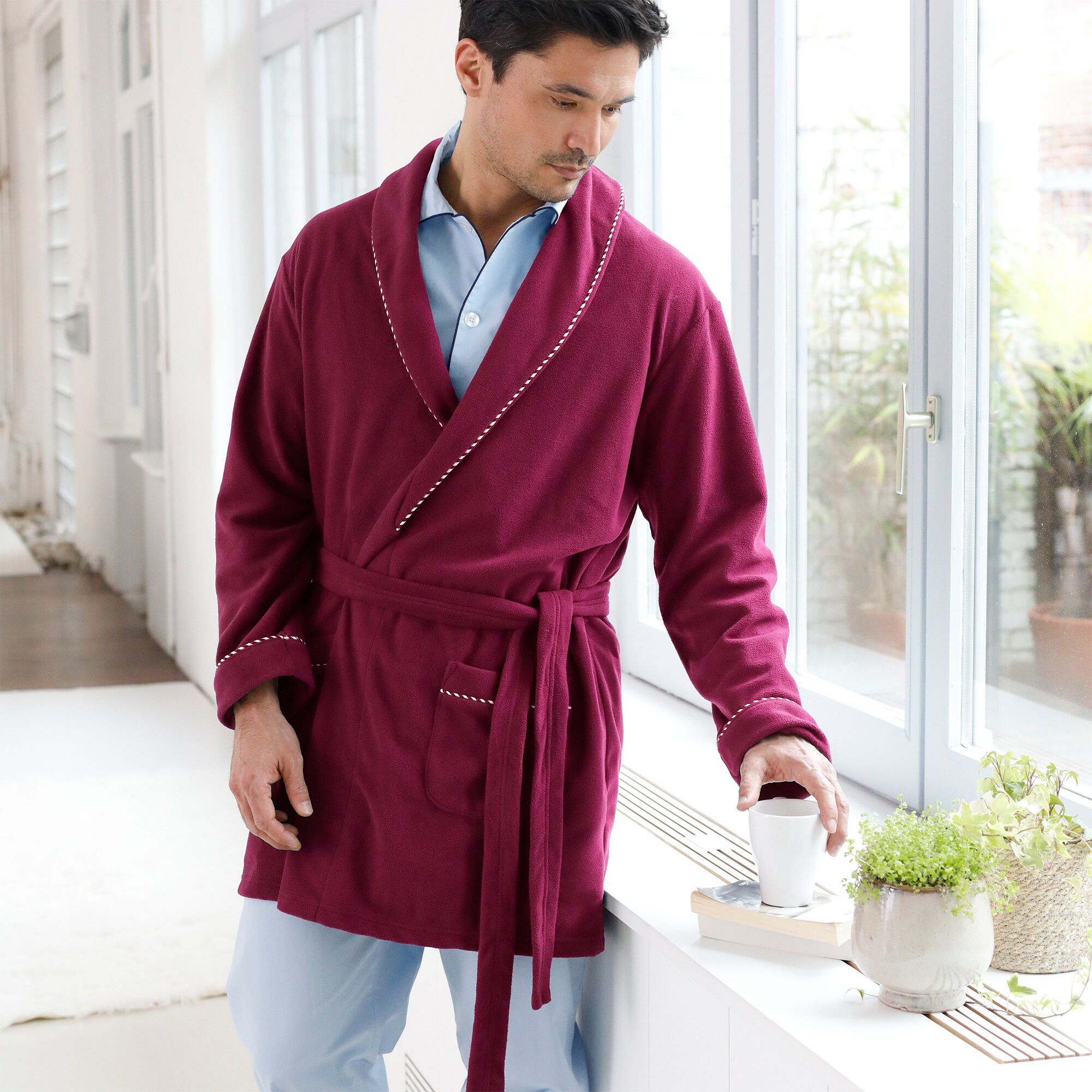 Veste d'intérieur maille polaire