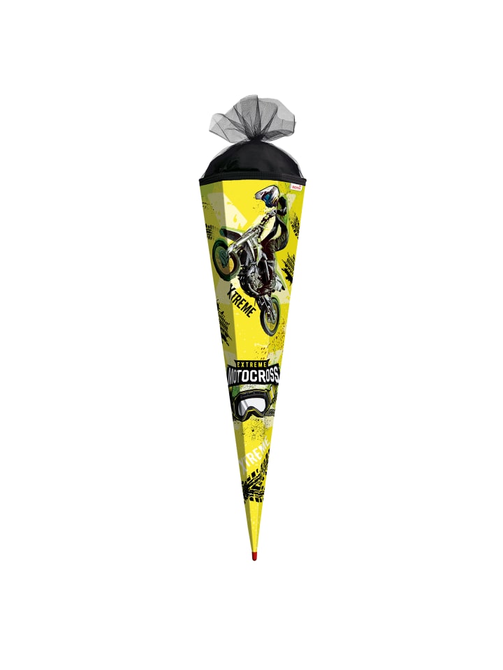 ROTH Schultüte groß Extreme Motocross 85 cm in Gelb günstig kaufen onesize