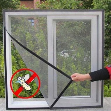 Insektenschutzplissee Fliegengitter Fenster, Zuschneidbar auf Fenstergrößen, JedBesetzt