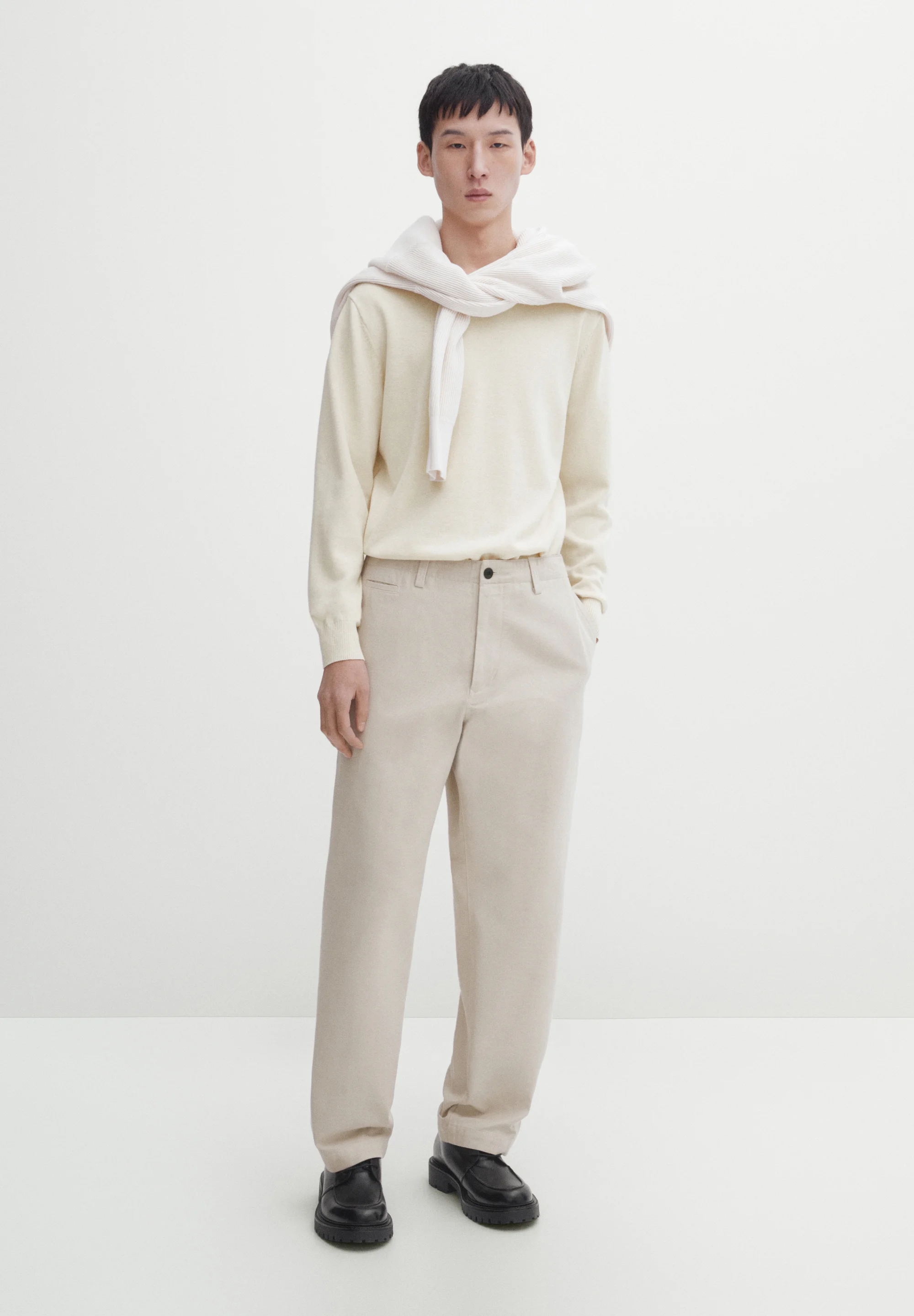 Massimo Dutti CON CUELLO REDONDO - Suéter