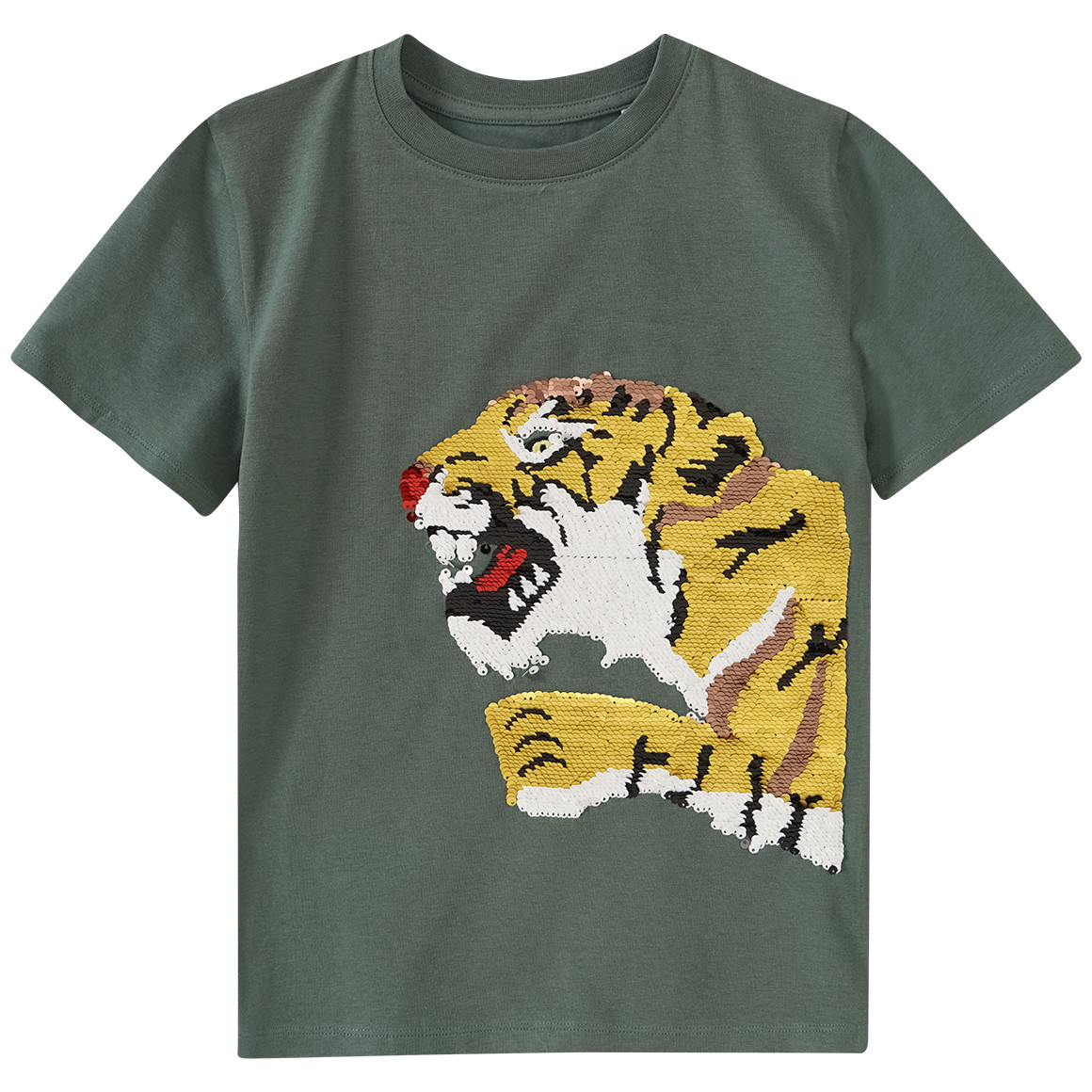 Jungen T-Shirt mit Wendepailletten
