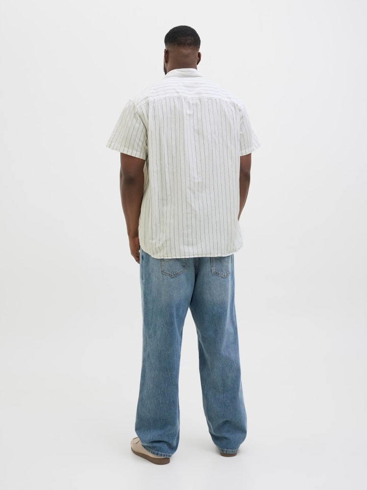 JACK & JONES PLUS Hemd in Cloud Dancer günstig kaufen