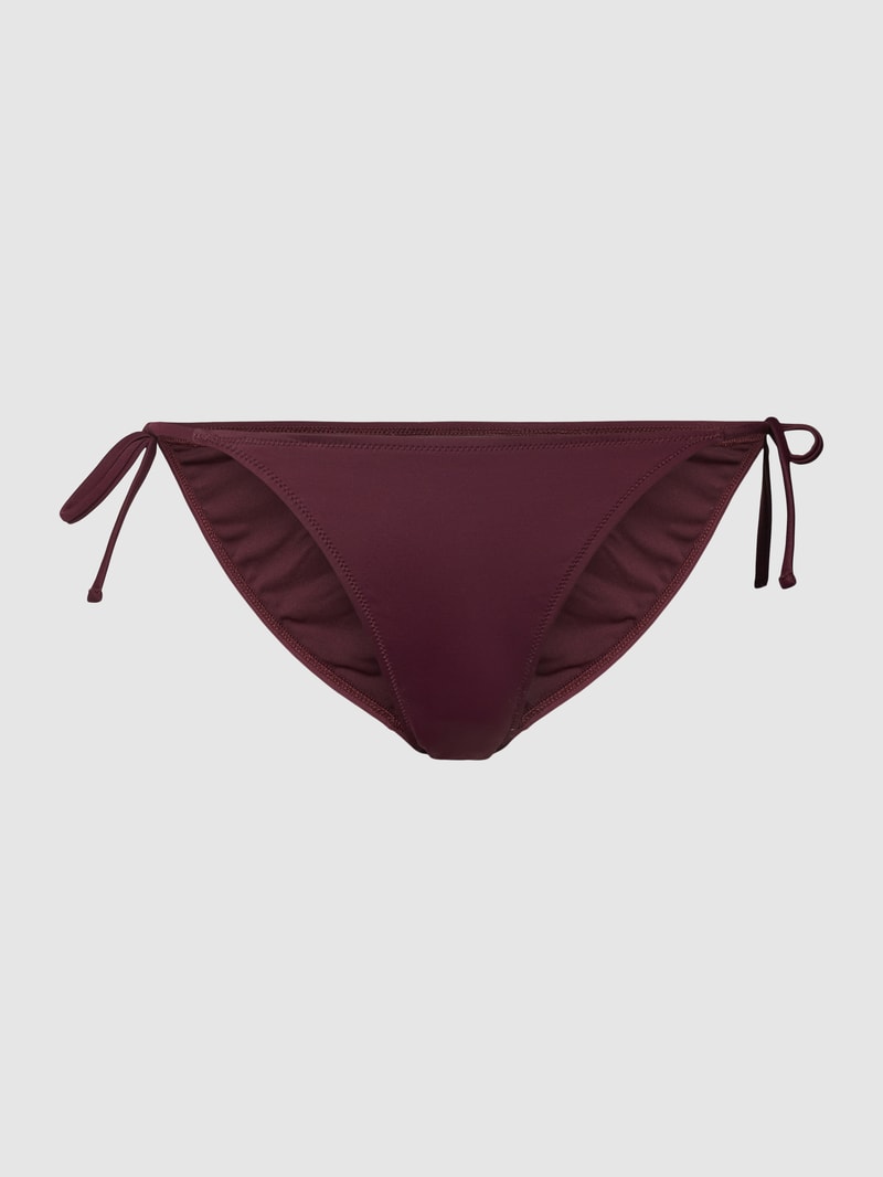 Bikini-Slip mit Label-Detail in purple