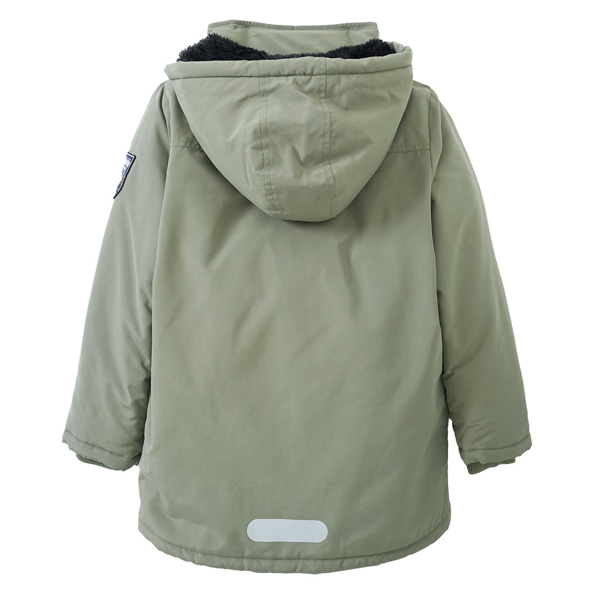 Jungen Parka mit Teddyplüsch
