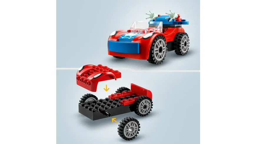 LEGO Marvel 10789 Spider-Mans Auto und Doc Ock Spidey Set, 4+ Spielzeug