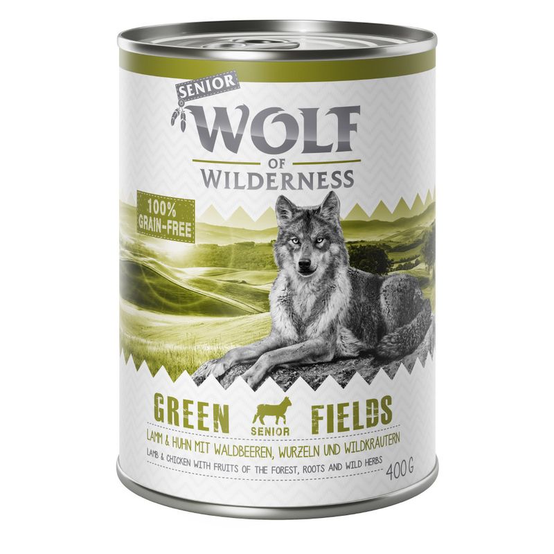 Wolf of Wilderness 12 kg Trockenfutter + 6 x 400 g Nassfutter