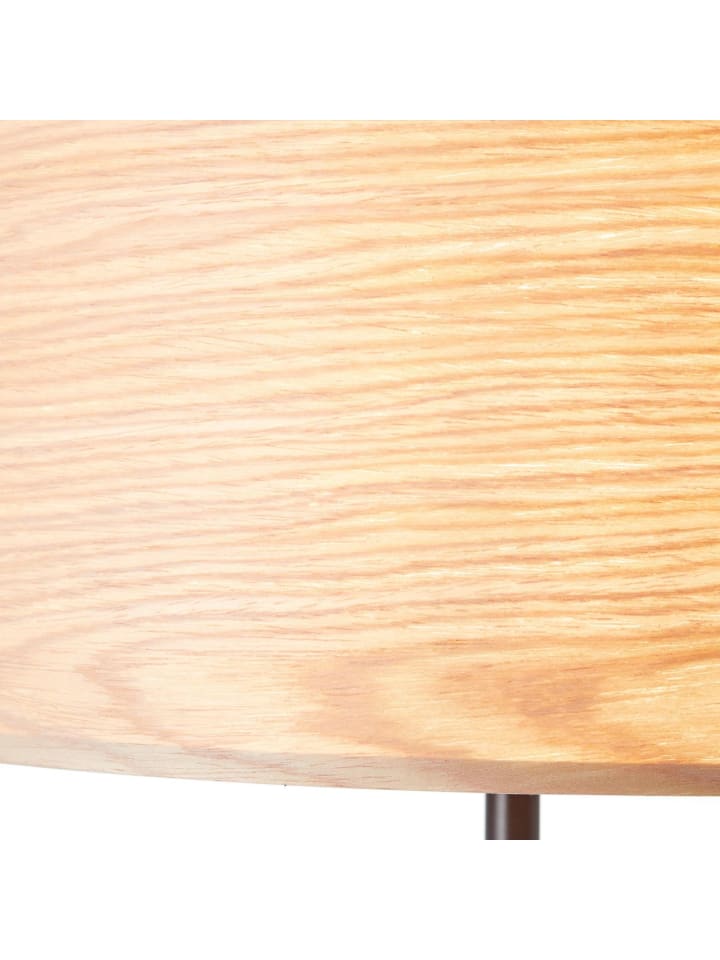 Brilliant Standleuchte, 1-flammig Romm ⌀ 38 cm in holz hell/schwarz günstig kaufen onesize