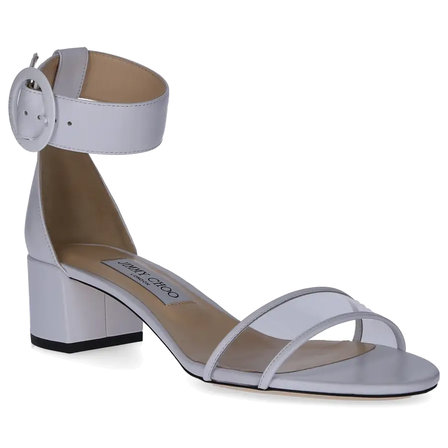 Jimmy Choo - Sandalen JAIME Nappaleder PVC weiß - weiß