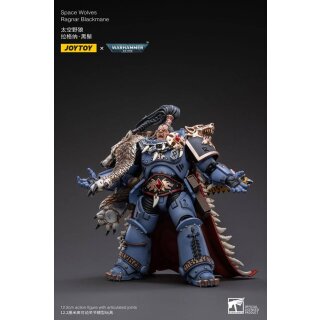 Warhammer 40k Actionfigur 1/18 Space Wolves Ragnar Blackmane 13 cm