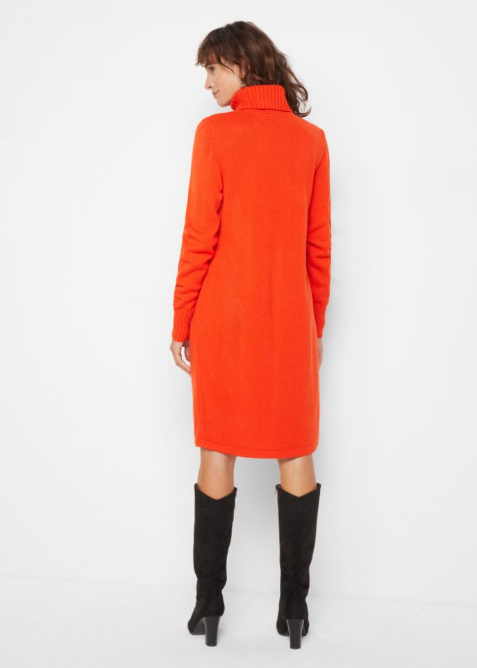 Strickkleid mit Rollkragen