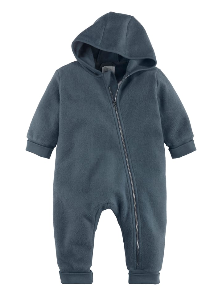 Hessnatur Softfleece-Overall in fjordblau günstig kaufen 98/104