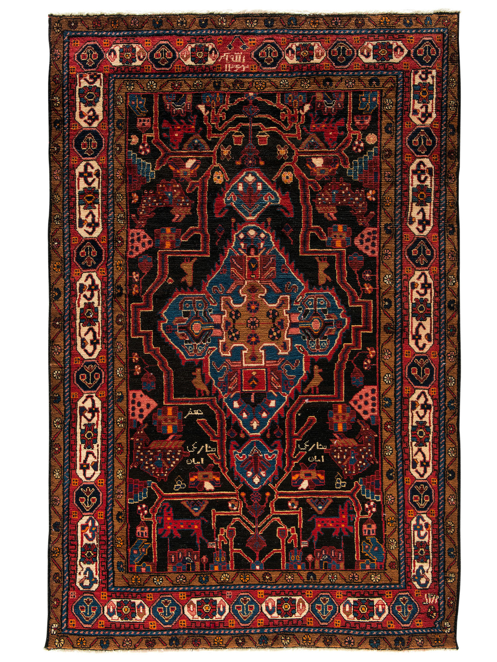 Nahavand Hamadan ca. 148 x 230 cm, Unikat / Einzelstück