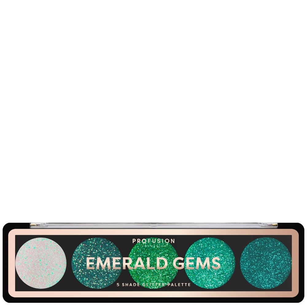 Profusion Cosmetics Palette Yeux Glitter Esmerald Gems Palette de maquillage