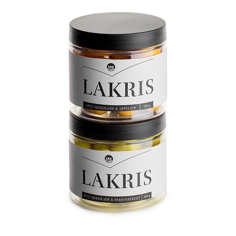 Lea Sjokoladekuler m/lakris 2-pk m/cellofan