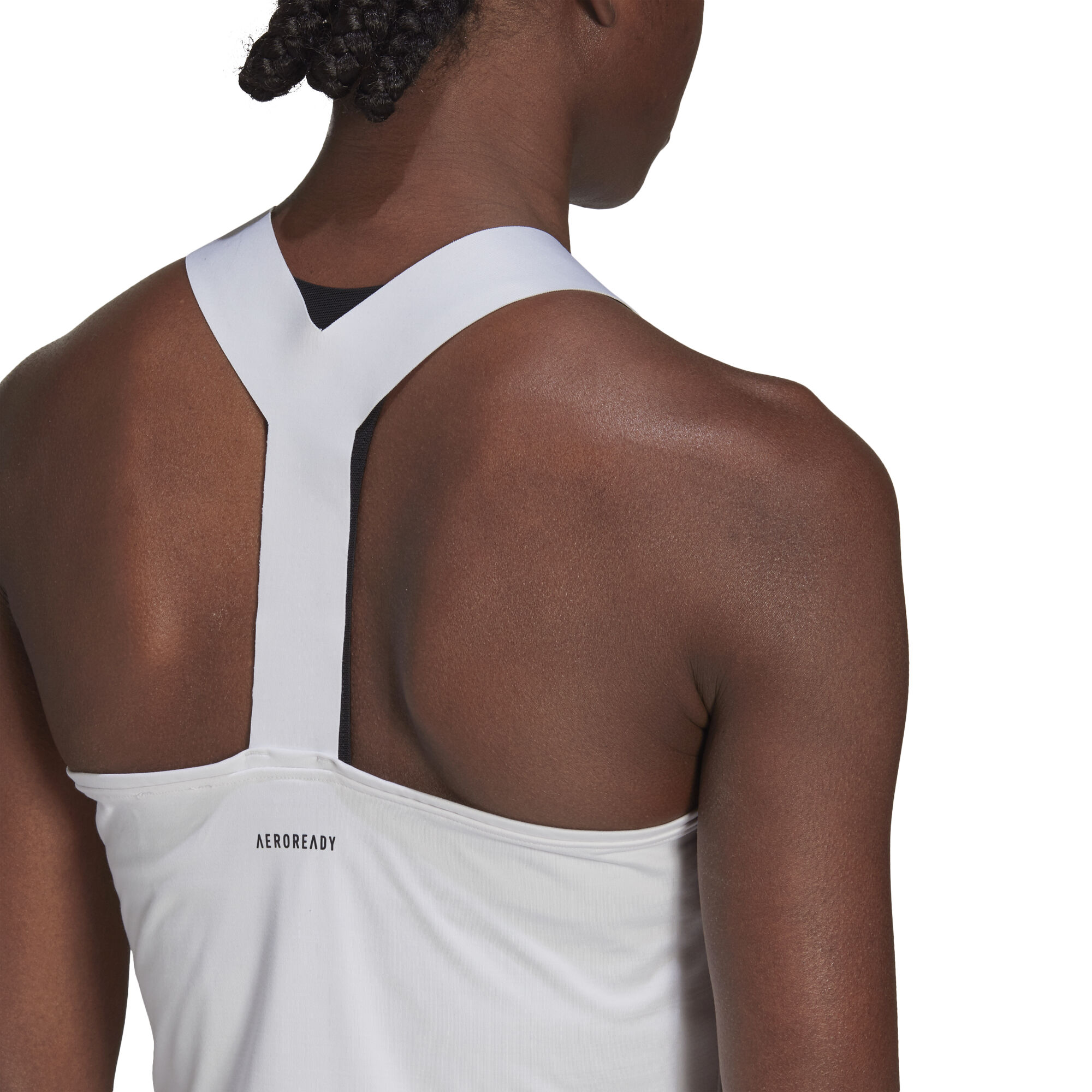 Y- Tank-Top Damen - Weiß, Schwarz