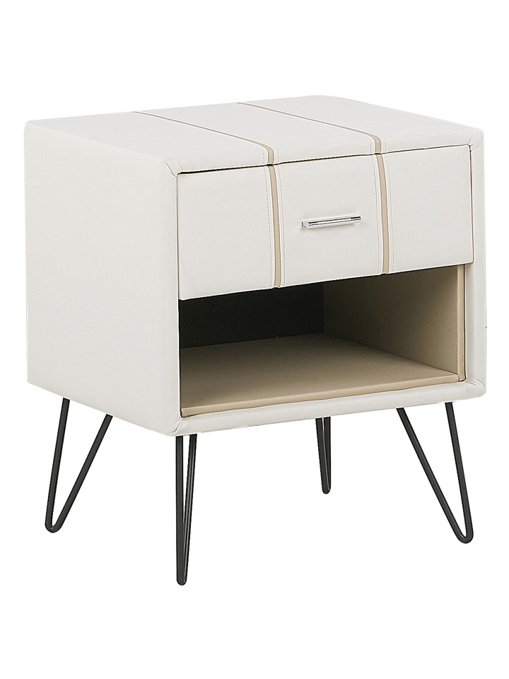 Beliani 4-tlg Schlafzimmer Set BETIN in Weiß günstig kaufen onesize