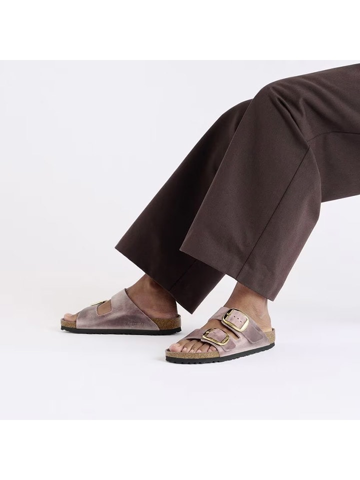 Birkenstock Leder-Pantoletten 