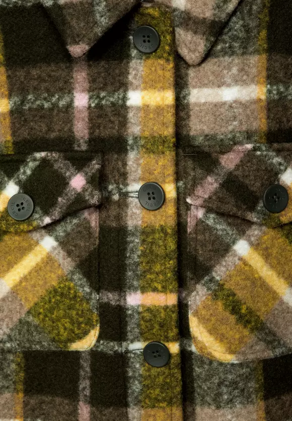 CECIL Langes Karo Overshirt
