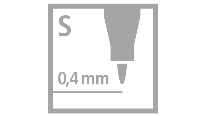 STABILO® Permanent-Marker - STABILO Write-4-all - superfein - 4er Pack - blau, rot, grün, schwarz sortiert