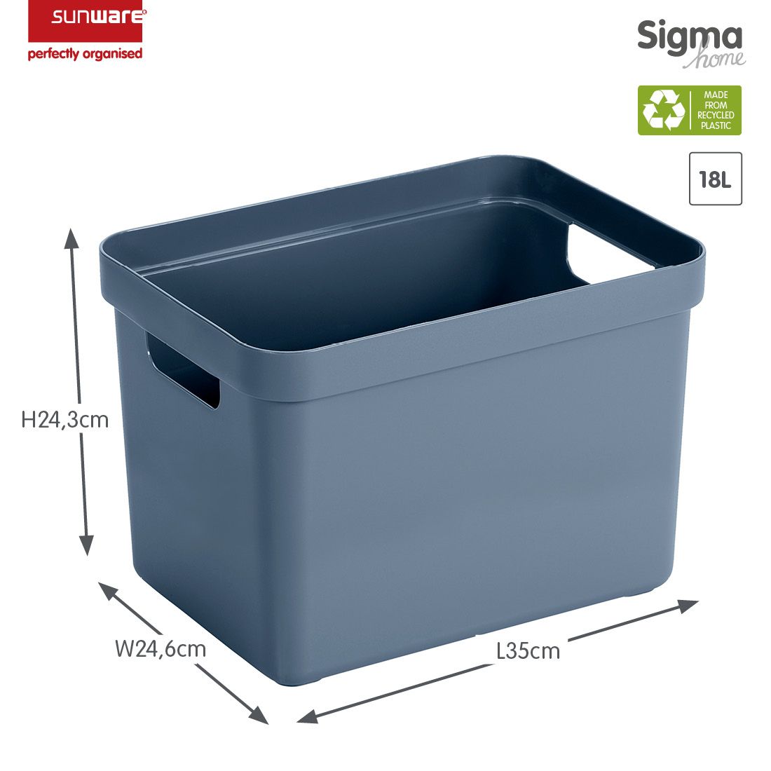 Sunware Sigma home 18 Liter Aufbewahrungsbox