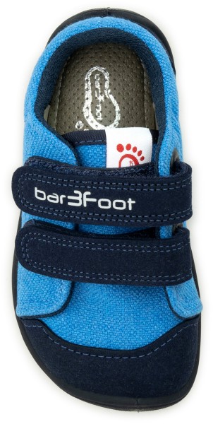 bar3foot Elf ~ Denver LowCut Sneaker Vegan ~ Blau