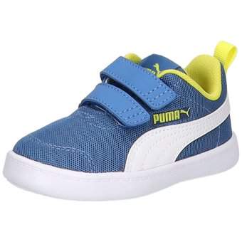 PUMA Courtflex v2 Mesh V Inf in blau
