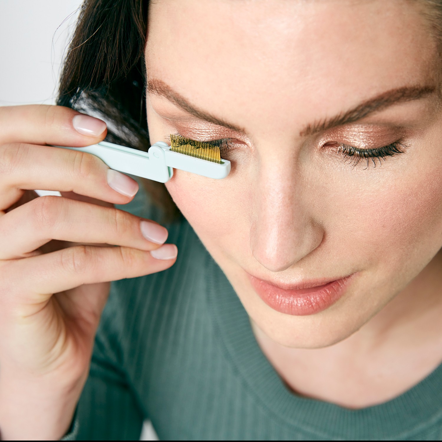 Wimpernkamm. zusammenklappbar