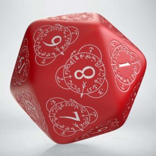 W20 red & white Card Game Level Counter 30mm (1)