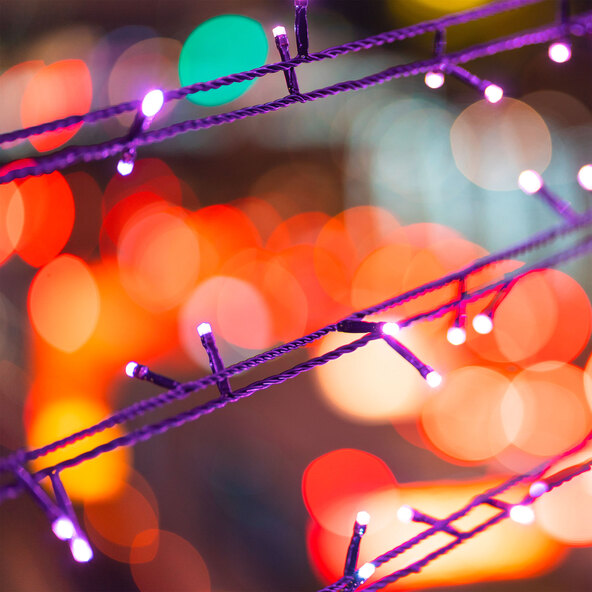 Smart-Home-Lichterkette, warmweiß, 80 LEDs