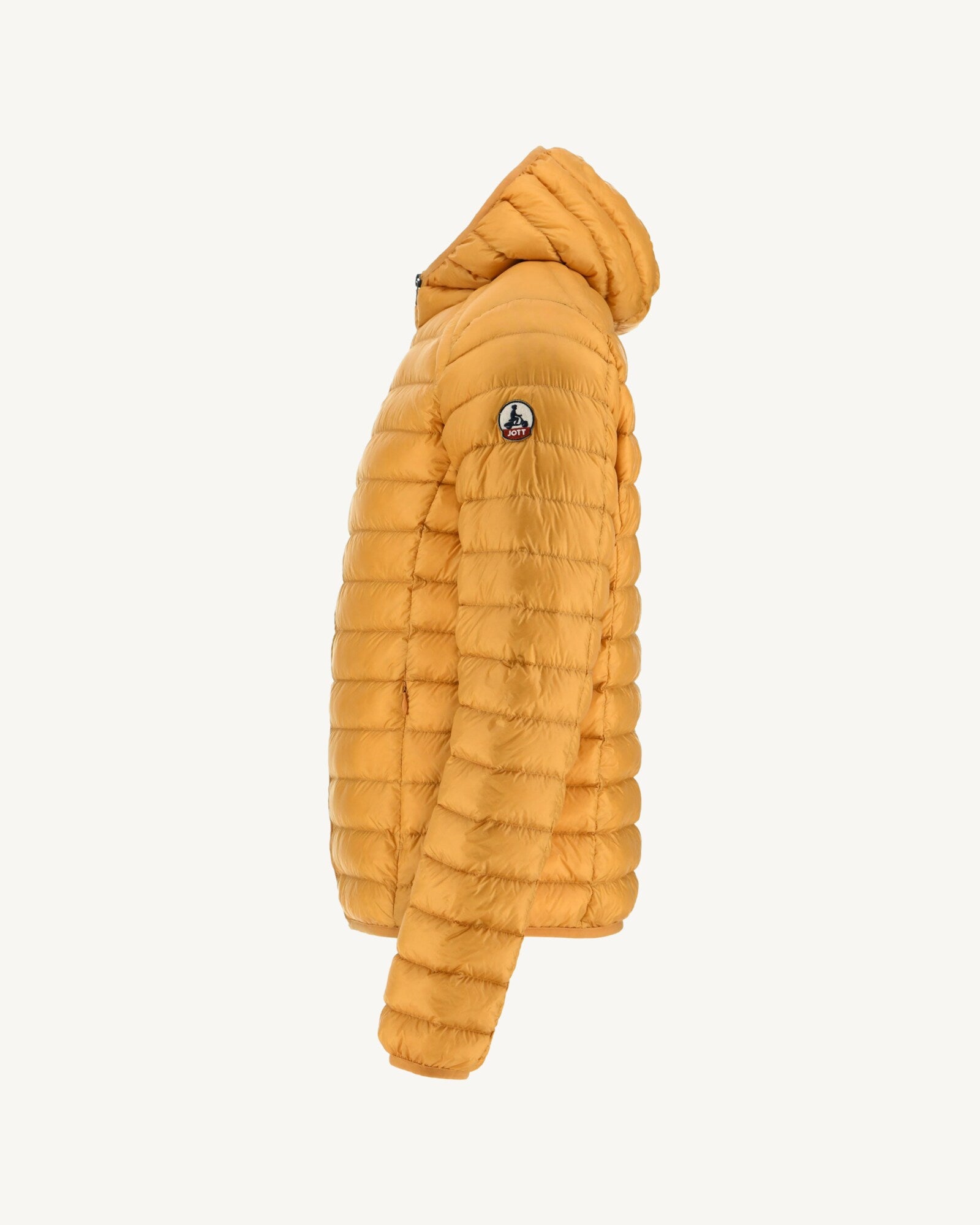 Doudoune légère à capuche Moutarde Nico