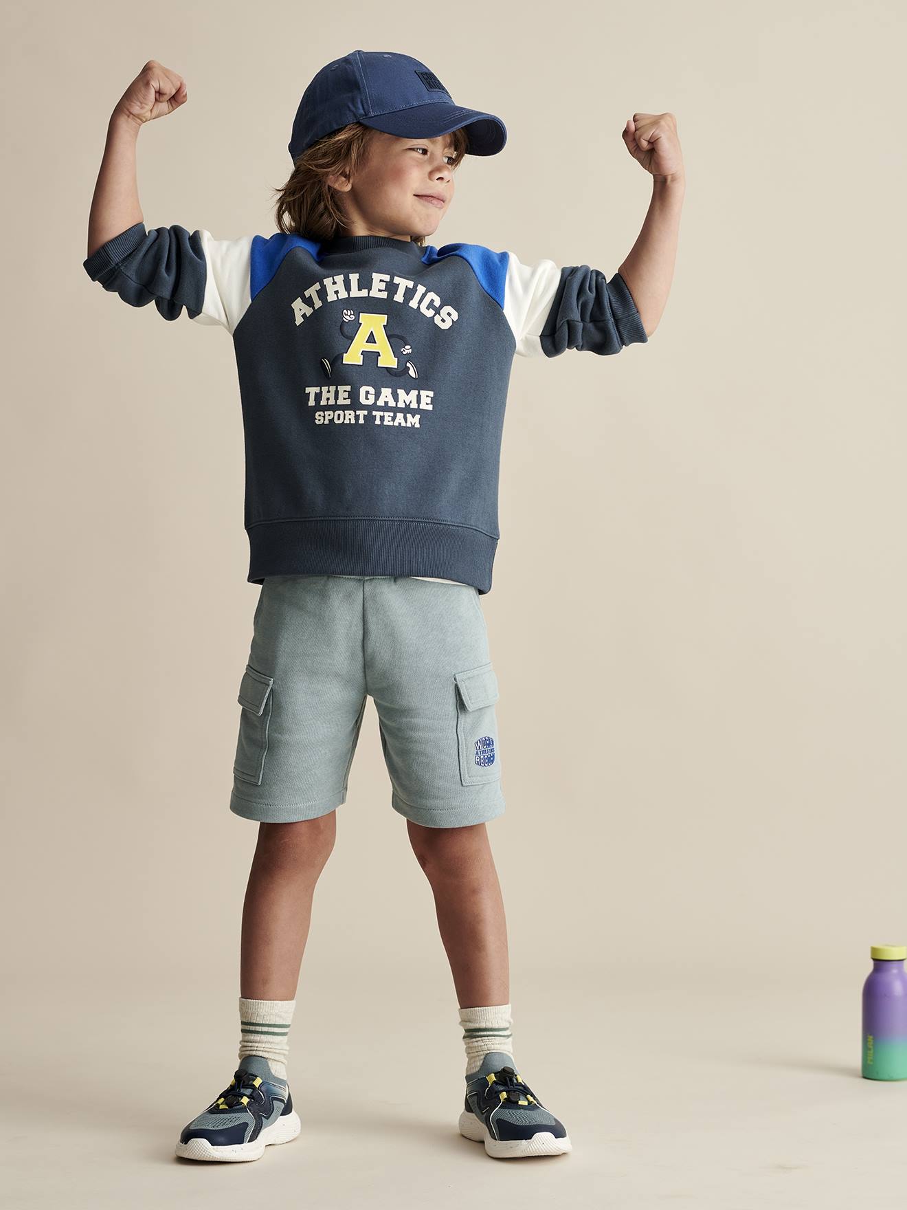 Vertbaudet Jungen Sport-Shorts - aqua