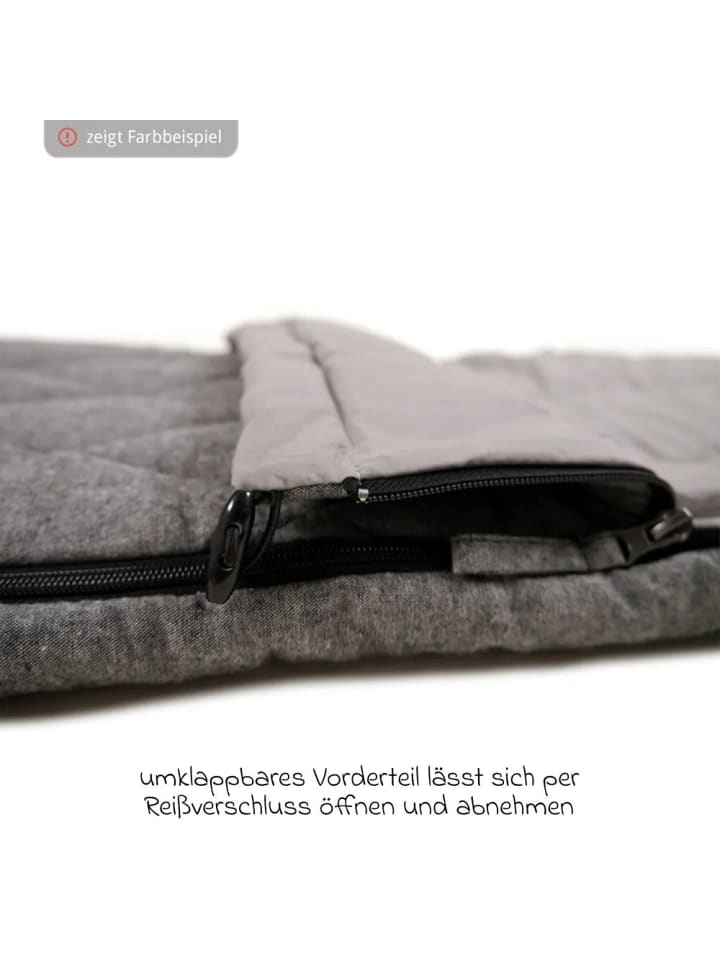 Kaiser Sommer-Fußsack Nikko - Light Grey Melange in grau günstig kaufen onesize