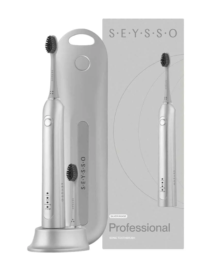 „Seysso Professional Silver“ – ultragarsinis dantų šepetėlis, 1 vnt.