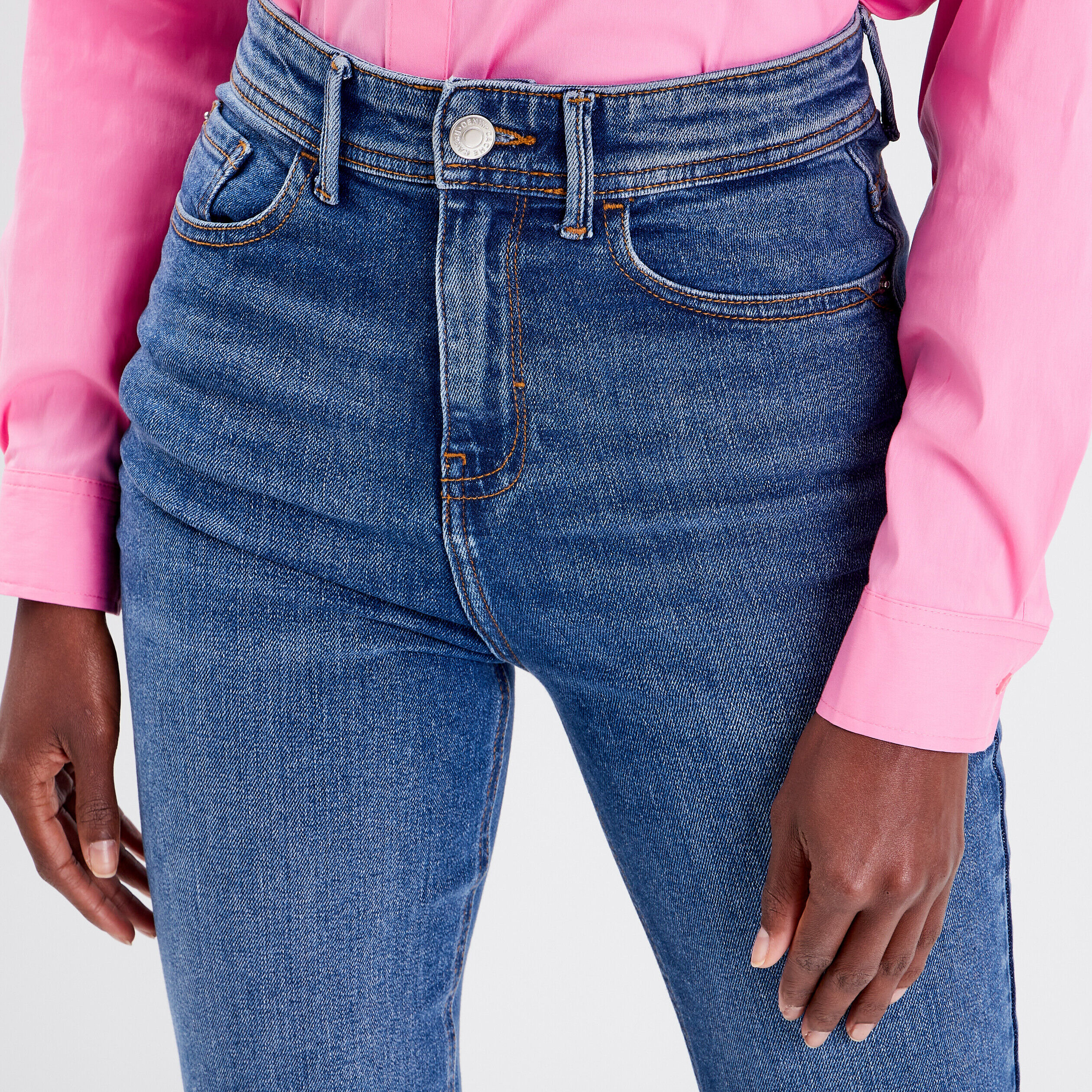 Jeans flare taille haute denim stone femme | Cache Cache