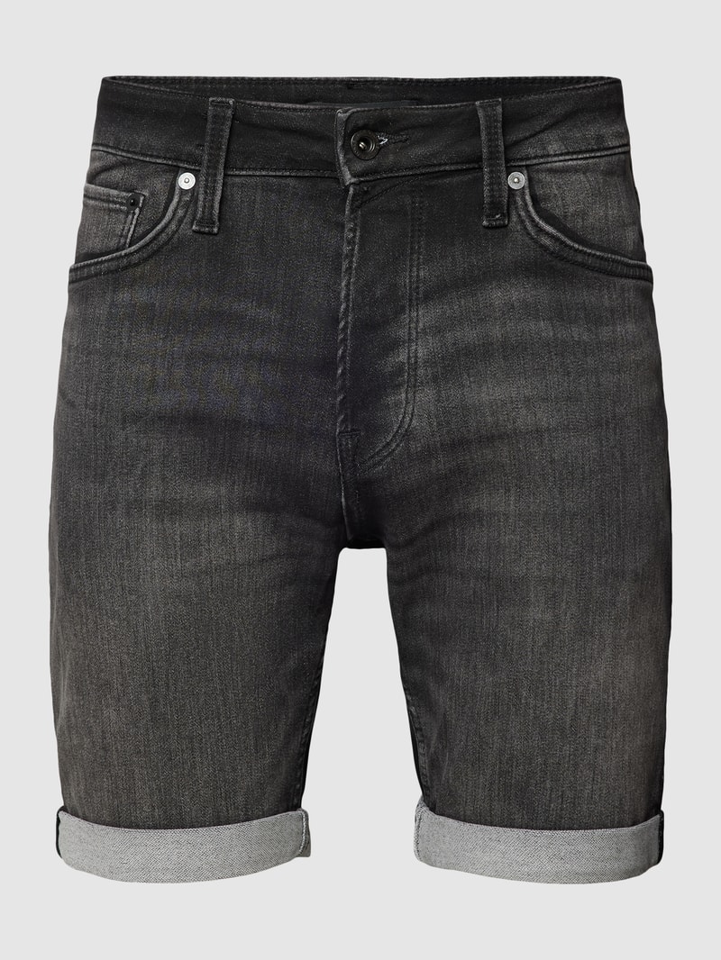 Bermudas mit 5-Pocket-Design Modell 'RICK' in anthrazit