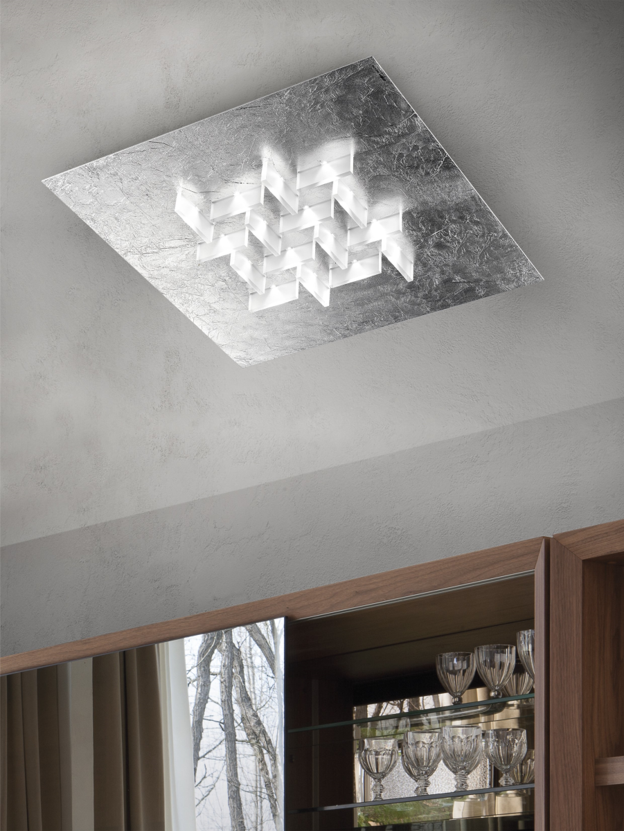 LED Deckenleuchte Cristalli 36 x 36 cm