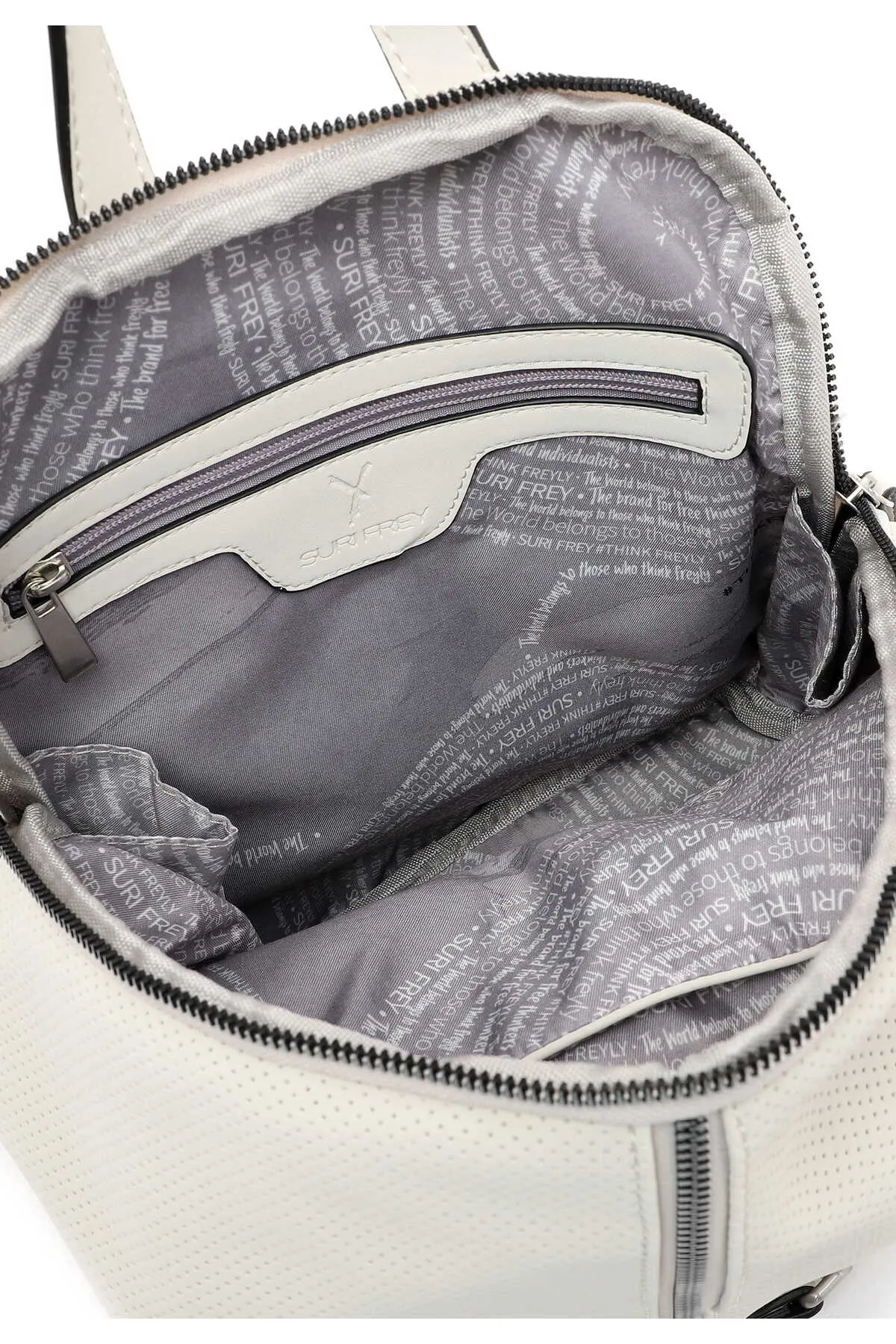 SURI FREY  Rucksack - Grau - Unifarben