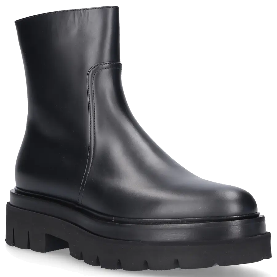 Santoni - Stiefeletten 58956 Kalbsleder - schwarz
