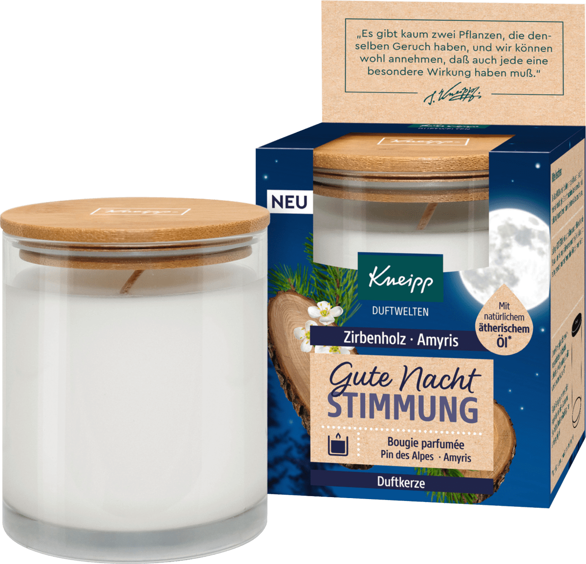 Duftkerze im Glas 'Gute Nacht Stimmung' 145g, 1 St