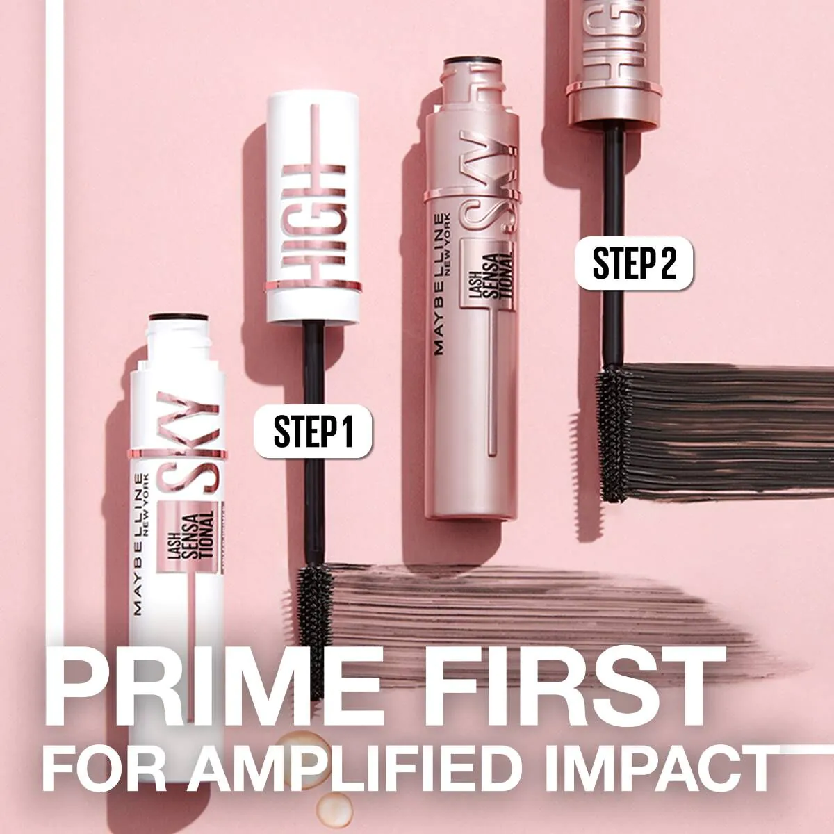 Βάση μάσκαρα Maybelline Lash Sensational Sky High Tinted Primer