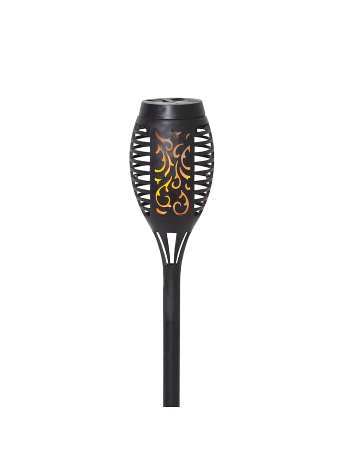 MARELIDA LED Solar Gartenfackel mit Flammeneffekt H: 40cm in schwarz günstig kaufen onesize